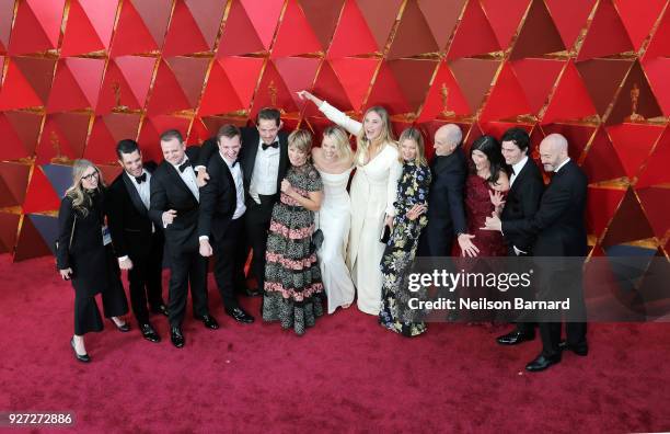 The cast and crew of 'I,Tonya' attends the 90th Annual Academy Awards at Hollywood & Highland Center on March 4, 2018 in Hollywood, California.