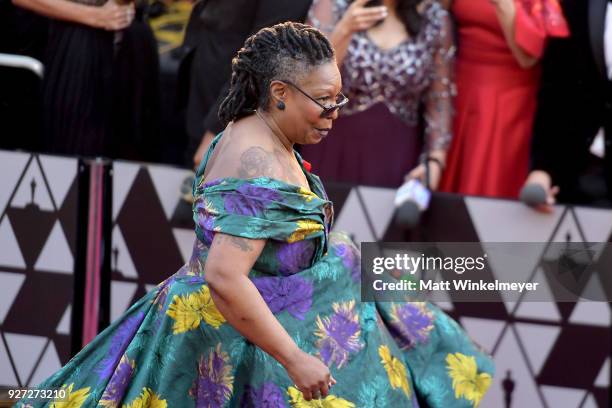 Whoopi Goldberg attends the 90th Annual Academy Awards at Hollywood & Highland Center on March 4, 2018 in Hollywood, California.