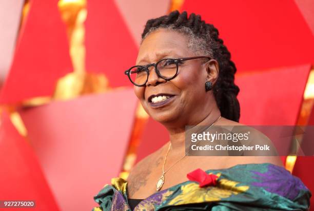 Whoopi Goldberg attends the 90th Annual Academy Awards at Hollywood & Highland Center on March 4, 2018 in Hollywood, California.
