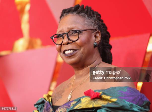 Whoopi Goldberg attends the 90th Annual Academy Awards at Hollywood & Highland Center on March 4, 2018 in Hollywood, California.