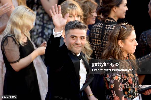 Oscar Isaac attends the 90th Annual Academy Awards at Hollywood & Highland Center on March 4, 2018 in Hollywood, California.