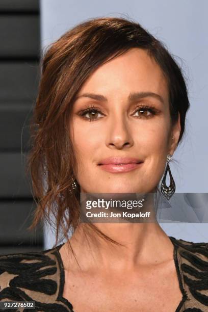 Catt Sadler attends the 2018 Vanity Fair Oscar Party hosted by Radhika Jones at Wallis Annenberg Center for the Performing Arts on March 4, 2018 in...