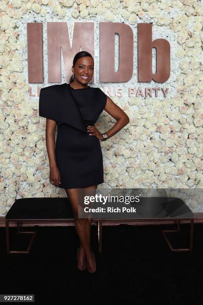 Aisha Tyler attends the IMDb LIVE Viewing Party on March 4, 2018 in Los Angeles, California.