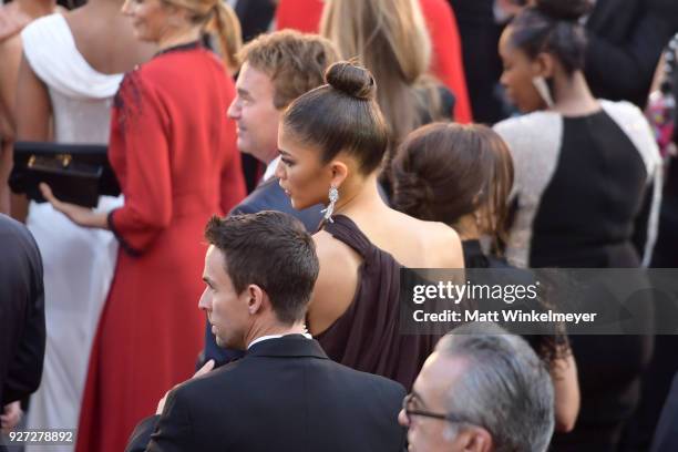 Zendaya attends the 90th Annual Academy Awards at Hollywood & Highland Center on March 4, 2018 in Hollywood, California.