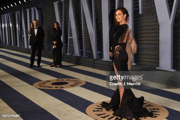 Catt Sadler attends the 2018 Vanity Fair Oscar Party hosted by Radhika Jones at the Wallis Annenberg Center for the Performing Arts on March 4, 2018...