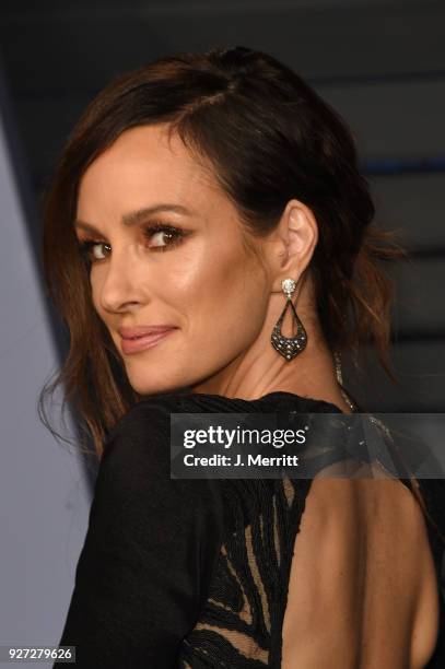 Catt Sadler attends the 2018 Vanity Fair Oscar Party hosted by Radhika Jones at the Wallis Annenberg Center for the Performing Arts on March 4, 2018...