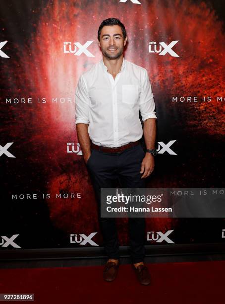 Anthony Minichiello attends the Hoyts Oscars Party at Hoyts LUX on March 5, 2018 in Sydney, Australia.