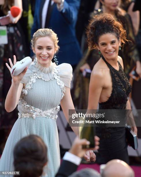 Emily Blunt attends the 90th Annual Academy Awards at Hollywood & Highland Center on March 4, 2018 in Hollywood, California.