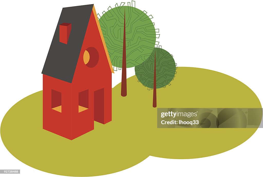Red house