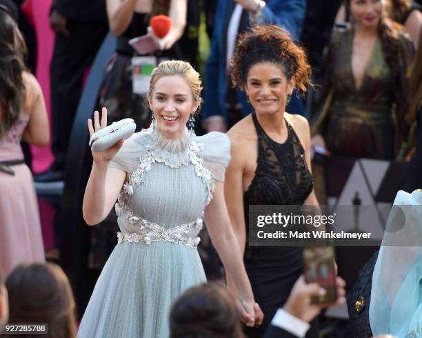 Emily Blunt attends the 90th Annual Academy Awards at Hollywood & Highland Center on March 4, 2018 in Hollywood, California.