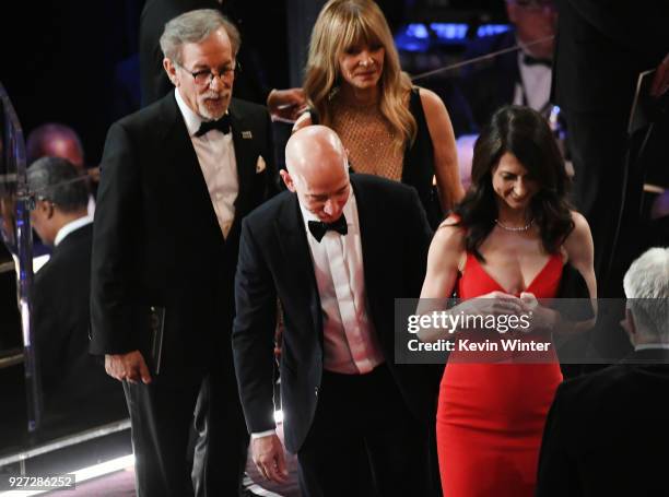 Steven Spielberg and Kate Capshaw during the 90th Annual Academy Awards at the Dolby Theatre at Hollywood & Highland Center on March 4, 2018 in...