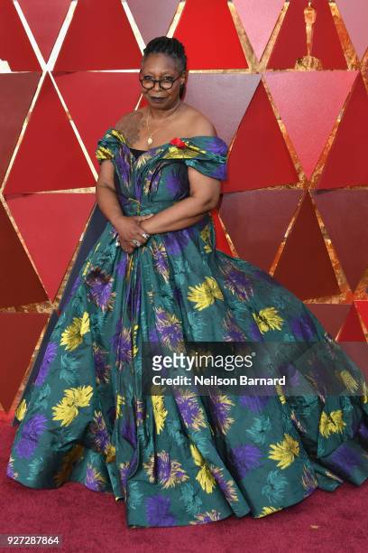 Whoopi Goldberg attends the 90th Annual Academy Awards at Hollywood & Highland Center on March 4, 2018 in Hollywood, California.