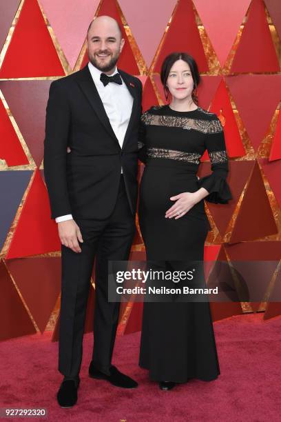 Jordan Horowitz and Julia Hart attend the 90th Annual Academy Awards at Hollywood & Highland Center on March 4, 2018 in Hollywood, California.