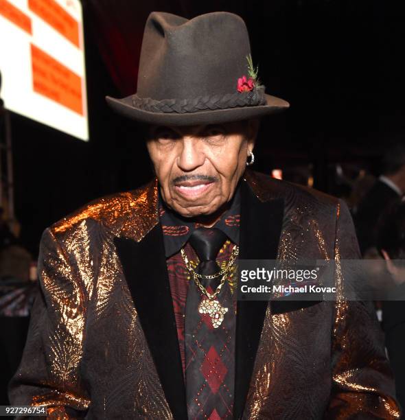 Joe Jackson attends the 26th annual Elton John AIDS Foundation Academy Awards Viewing Party sponsored by Bulgari, celebrating EJAF and the 90th...