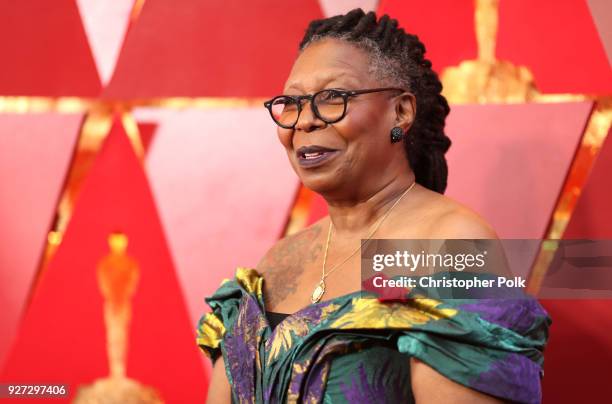 Whoopi Goldberg attends the 90th Annual Academy Awards at Hollywood & Highland Center on March 4, 2018 in Hollywood, California.