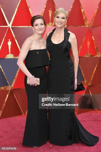 Cecile Richards and Lily Adams attend the 90th Annual Academy Awards at Hollywood & Highland Center on March 4, 2018 in Hollywood, California.