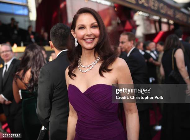 Ashley Judd attends the 90th Annual Academy Awards at Hollywood & Highland Center on March 4, 2018 in Hollywood, California.