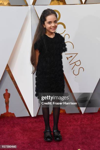 Bana Alabed attends the 90th Annual Academy Awards at Hollywood & Highland Center on March 4, 2018 in Hollywood, California.