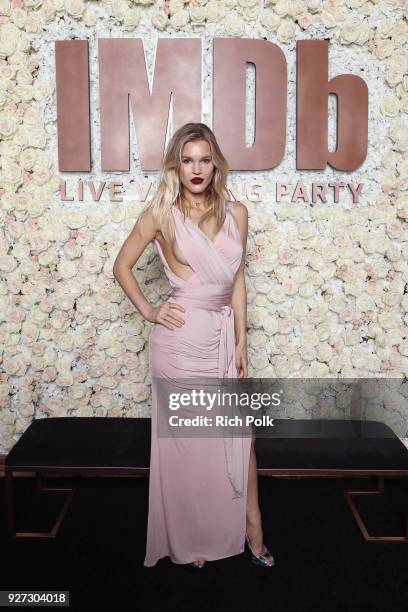Joy Corrigan attends the IMDb LIVE Viewing Party on March 4, 2018 in Los Angeles, California.