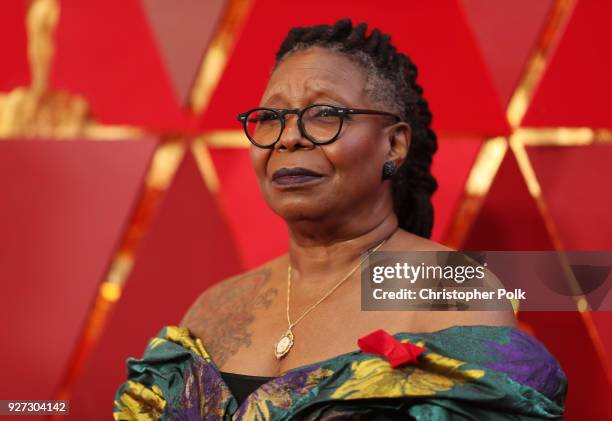 Whoopi Goldberg attends the 90th Annual Academy Awards at Hollywood & Highland Center on March 4, 2018 in Hollywood, California.