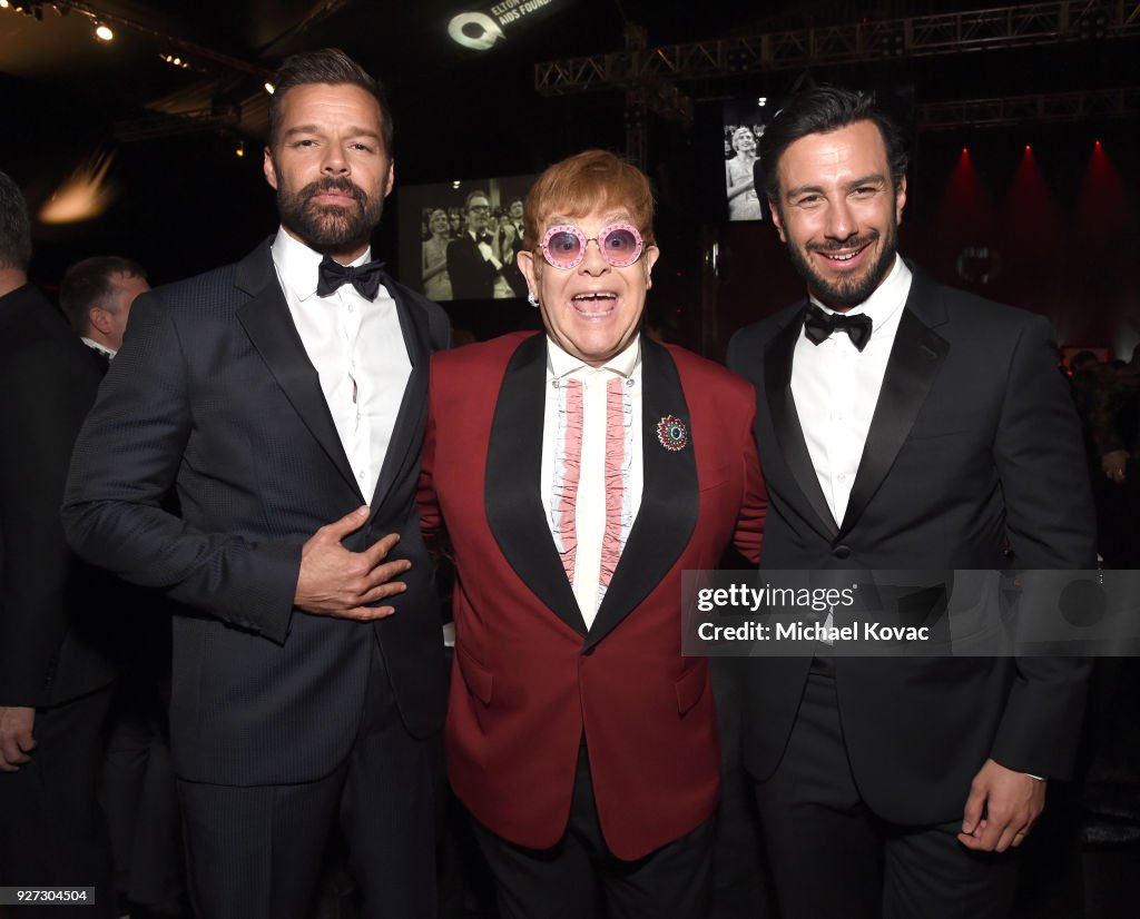 26th Annual Elton John AIDS Foundation Academy Awards Viewing Party sponsored by Bulgari, celebrating EJAF and the 90th Academy Awards - Inside