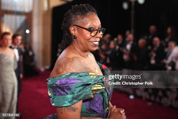 Whoopi Goldberg attends the 90th Annual Academy Awards at Hollywood & Highland Center on March 4, 2018 in Hollywood, California.