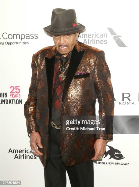 Joe Jackson arrives to the 26th Annual Elton John AIDS Foundation's Academy Awards Viewing Party held at West Hollywood Park on March 4, 2018 in West...