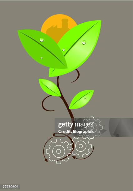 plant - proactive stock illustrations