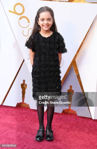 Bana Alabed attends the 90th Annual Academy Awards at Hollywood & Highland Center on March 4, 2018 in Hollywood, California.