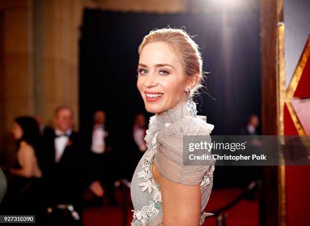 Emily Blunt attends the 90th Annual Academy Awards at Hollywood & Highland Center on March 4, 2018 in Hollywood, California.