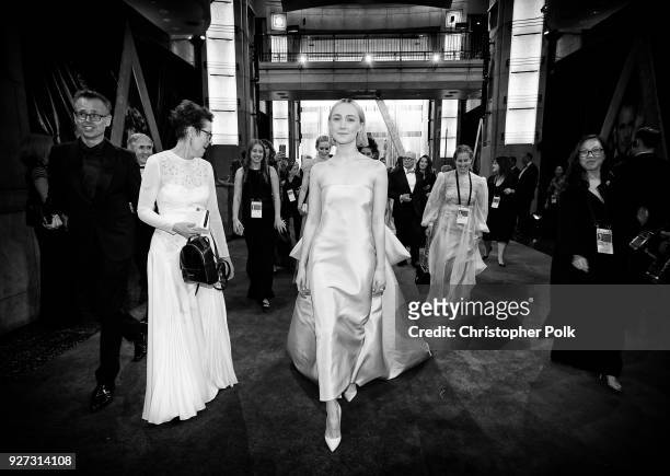 Saoirse Ronan attends the 90th Annual Academy Awards at Hollywood & Highland Center on March 4, 2018 in Hollywood, California.