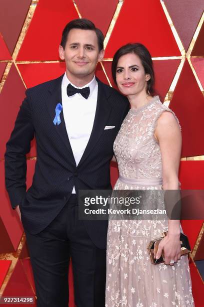 BEnj Pasek and guest attend the 90th Annual Academy Awards at Hollywood & Highland Center on March 4, 2018 in Hollywood, California.