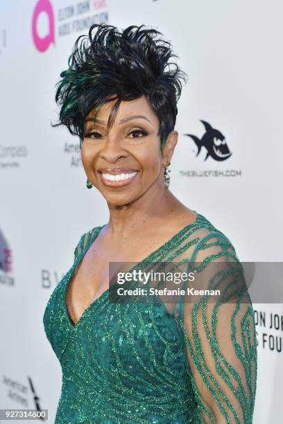Gladys Knight attends the 26th annual Elton John AIDS Foundation Academy Awards Viewing Party sponsored by Bulgari, celebrating EJAF and the 90th...