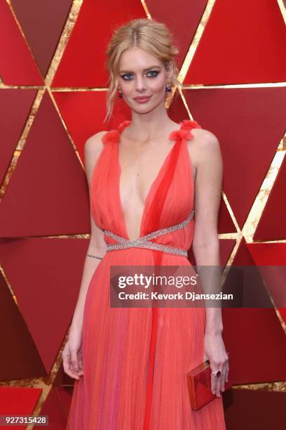 Samara Weaving attends the 90th Annual Academy Awards at Hollywood & Highland Center on March 4, 2018 in Hollywood, California.