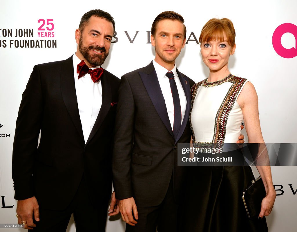 Perry Ellis x Tyler Ellis at 26th Annual Elton John AIDS Foundation Academy Awards Viewing Party