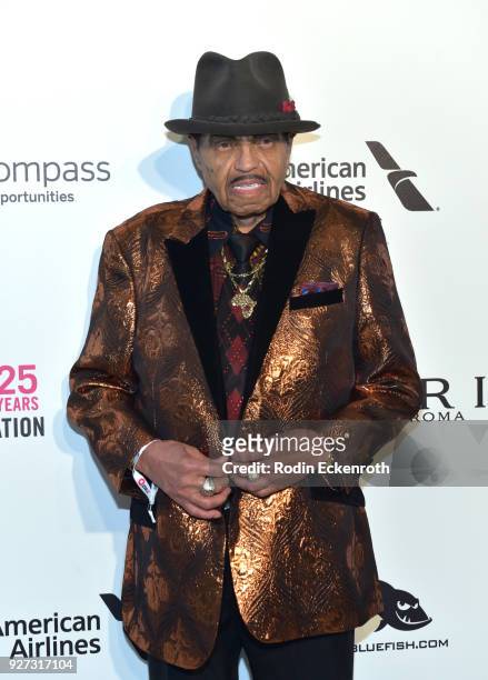 Joe Jackson attends the 26th annual Elton John AIDS Foundation's Academy Awards Viewing Party at The City of West Hollywood Park on March 4, 2018 in...