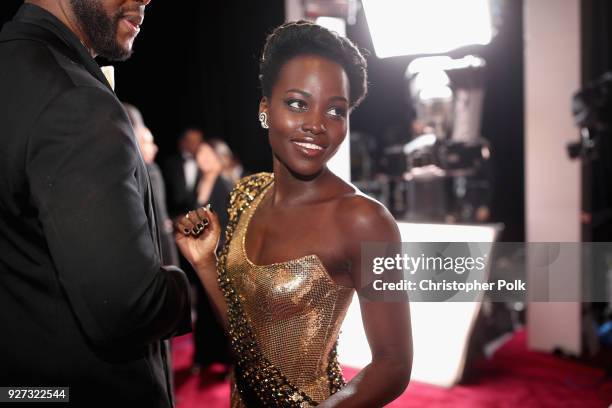 Lupita Nyong'o attends the 90th Annual Academy Awards at Hollywood & Highland Center on March 4, 2018 in Hollywood, California.