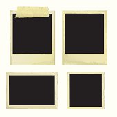 Old Photo Frames (vector + XXL jpg in ZIP folder)