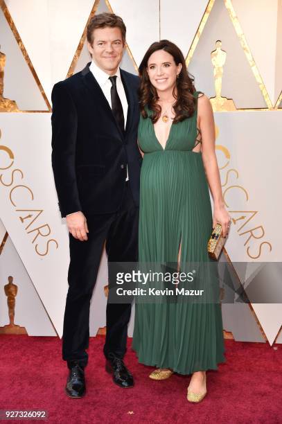 Jason Blum and Lauren Schuker attend the 90th Annual Academy Awards at Hollywood & Highland Center on March 4, 2018 in Hollywood, California.