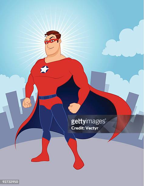 superguy superheld - super hero stock-grafiken, -clipart, -cartoons und -symbole