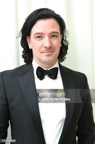 Chasez attends the 26th annual Elton John AIDS Foundation Academy Awards Viewing Party with cocktails by Clase Azul Tequila at The City of West...