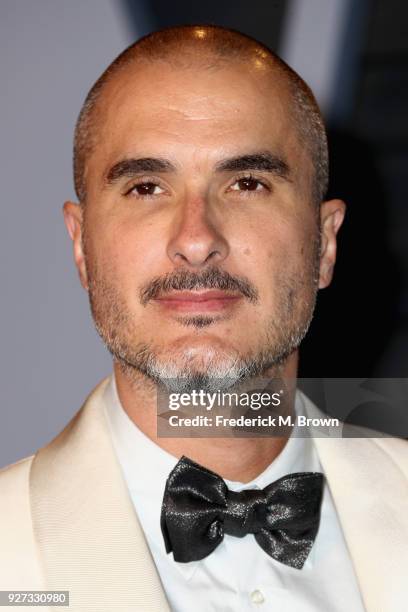 Zane Lowe attends the 2018 Vanity Fair Oscar Party hosted by Radhika Jones at Wallis Annenberg Center for the Performing Arts on March 4, 2018 in...