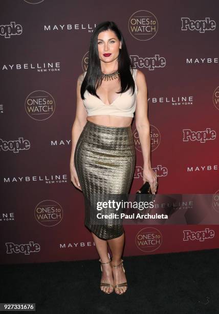 Actress Trace Lysette attends People's 'Ones To Watch' party at NeueHouse Hollywood on October 4, 2017 in Los Angeles, California.