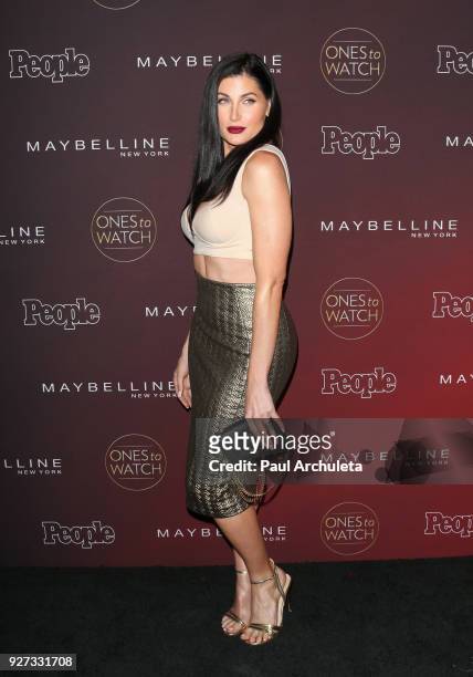 Actress Trace Lysette attends People's 'Ones To Watch' party at NeueHouse Hollywood on October 4, 2017 in Los Angeles, California.