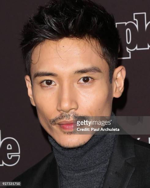 Actor Manny Jacinto attends People's 'Ones To Watch' party at NeueHouse Hollywood on October 4, 2017 in Los Angeles, California.