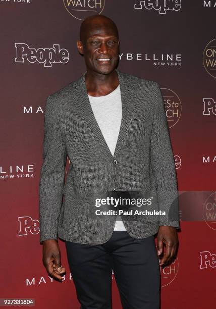 Actor Peter Mensah attends People's 'Ones To Watch' party at NeueHouse Hollywood on October 4, 2017 in Los Angeles, California.