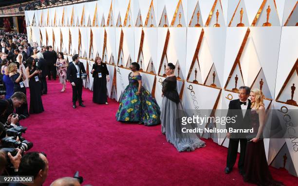 Whoopi Goldberg and Alex Martin attend the 90th Annual Academy Awards at Hollywood & Highland Center on March 4, 2018 in Hollywood, California.
