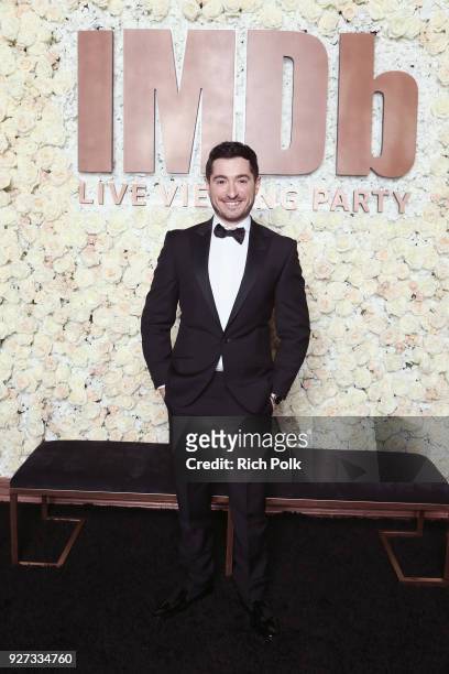 Jason Fuchs attends the IMDb LIVE Viewing Party on March 4, 2018 in Los Angeles, California.