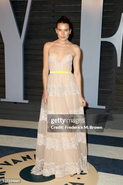 Dree Hemingway attends the 2018 Vanity Fair Oscar Party hosted by Radhika Jones at Wallis Annenberg Center for the Performing Arts on March 4, 2018...