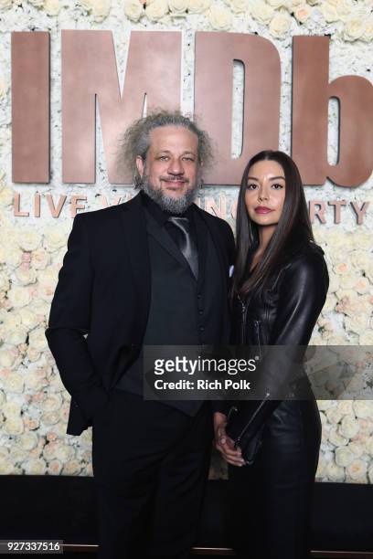 Joseph Reitman and guest attend the IMDb LIVE Viewing Party on March 4, 2018 in Los Angeles, California.